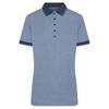 James and Nicholson Womens/Ladies Heather Polo Shirt
