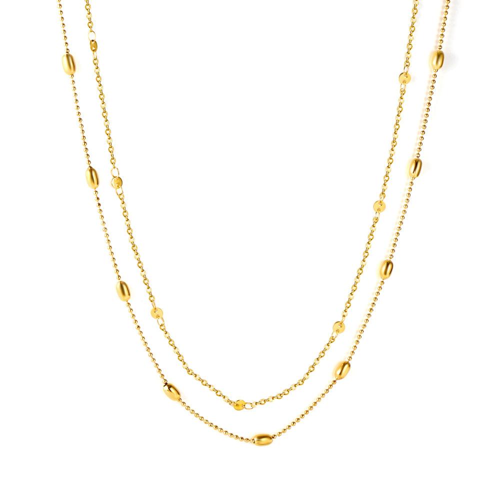 Waist chain women's high-end sense, trendy Spice Girl sweet cool stainless steel diamond chain Waist chain