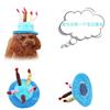 Pet Birthday Hat Party Accessory Adjustable Size Soft Fabric Comfortable Fit Suitable for Small Medium Large Pets Celebration Use