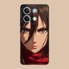 AOT Mikasa Mobile Phone Case for POCO M7 M6 M5 M4 M3 X7 X6 X5 X4 X3 Pro GT 5G Colour Printing Protective Cover Smartphone Luxury