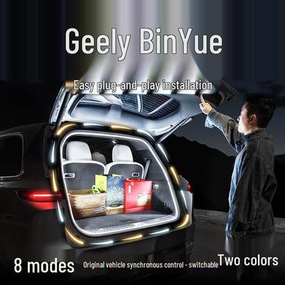Geely Binyue Trunk Flowing Welcome Light Strip Interior Decor Accessory