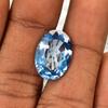 9.95 Ct NATURAL Blue Aquamarine Unique Oval Cut   Loose Gemstone