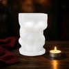 Reusable Silicone Molds Halloween Ghost Figurine Mold, Holding Skull Gnome Ornament Casting Crafting DIY Easy Release Candle Making Mold