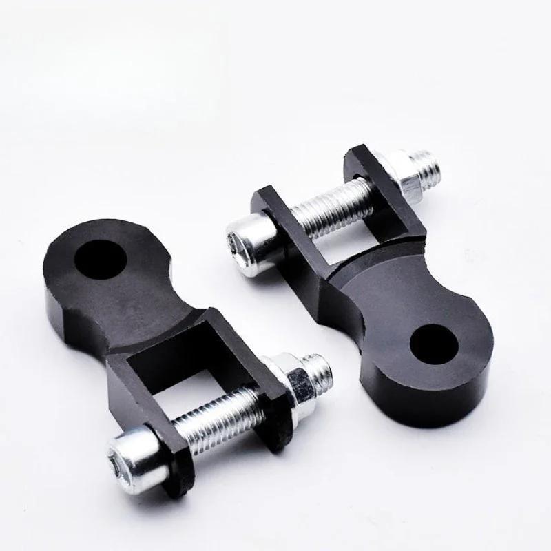 2pcs Motorcycle Shock Extender Height Extension Suspension Riser for Motorbike Scooter Replacement Parts Aluminum Alloy New