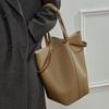 Vegetable Basket Bag, Commuting Single-shoulder Niche Handbag, Large-capacity Genuine Leather Bag, Bucket Bag
