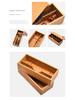 Engraved Tableware Storage Box with Cover: Japanese Chopstick, Spoon, and Fork Compartment