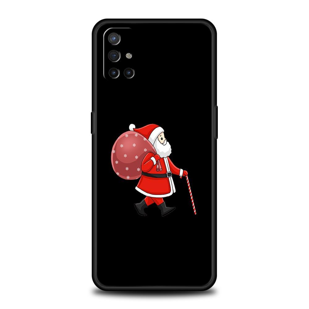 Pouzdro na telefon pro OnePlus 11 10 9 Pro 9T 12R 10R 9R 9RT 10T 8T 8 7 6T 7T Nord 2T CE 2 5G N200 N10 N100 Vánoční Santa Claus