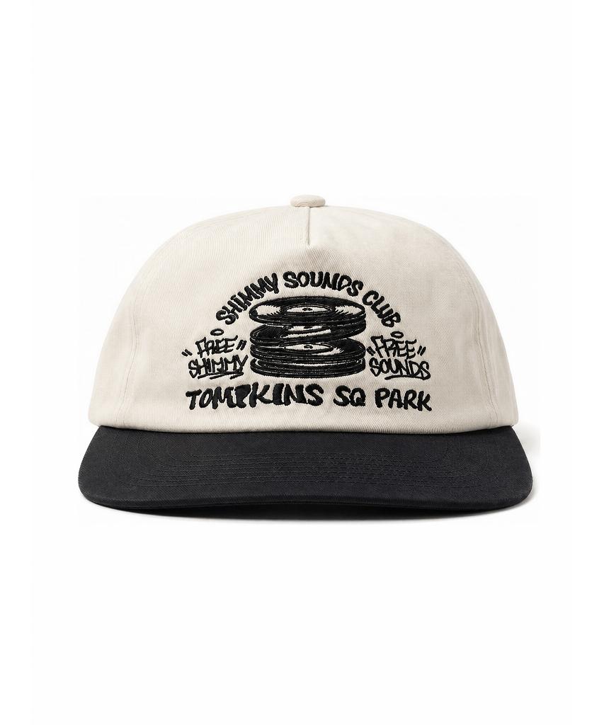 Swimisaunjeukeulleob Square Park 5P Cap [Ivory/Black]