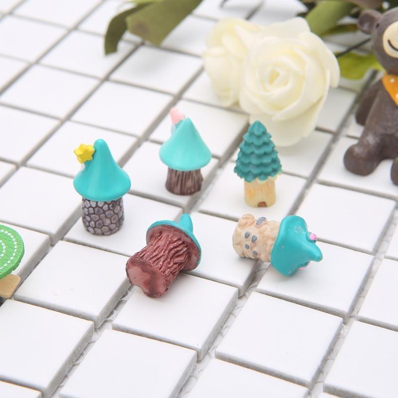 1Pc Resin House Fairy Garden Miniatures Micro Cottage Landscape DIY Decorations top sale