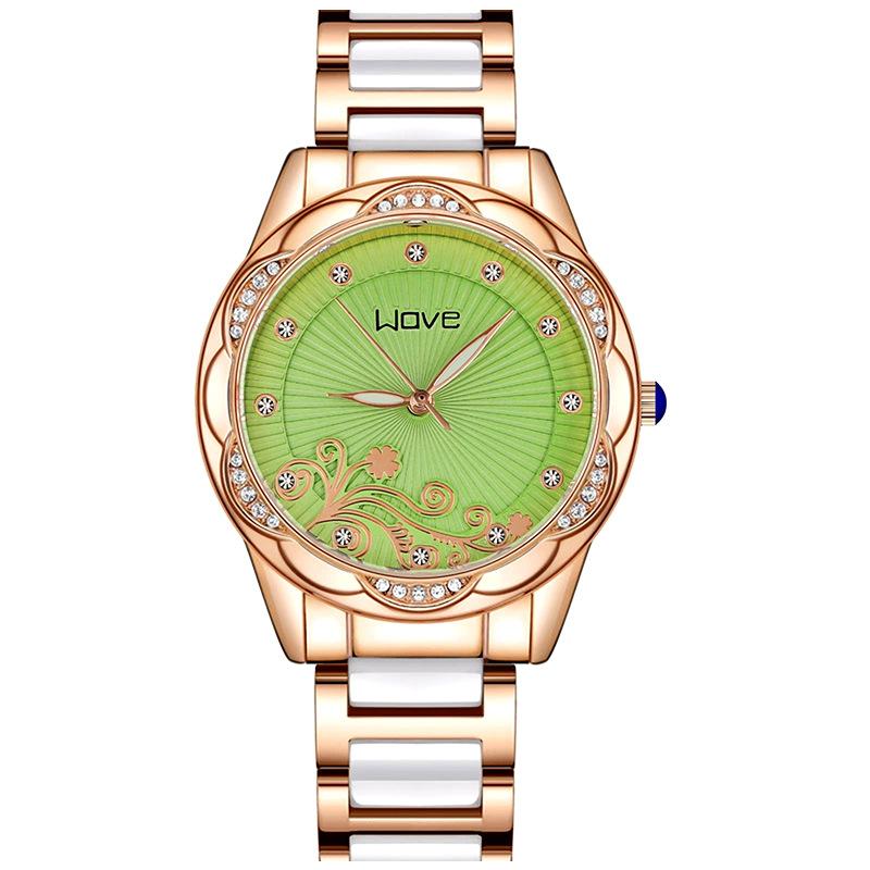 Free Shipping For A Limited Time, Women'S Non-Mechanical Watch With Diamonds, Imitation Ceramic Quartz Watch, Women'S Simple Temperament Luminous