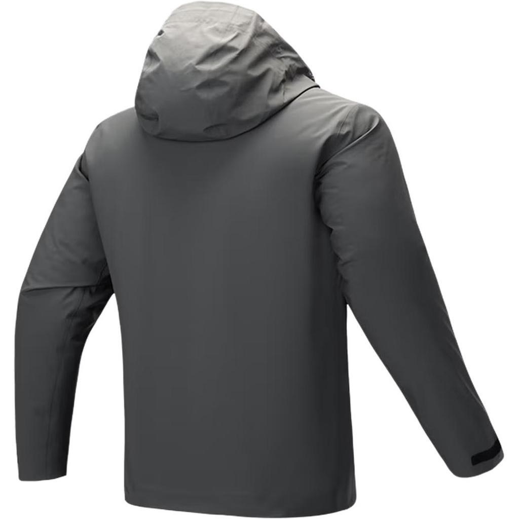 Anta Training Series Solid Color Zip-Up Hooded Comfortable Versatile Casual Windproof Waterproof Jacket Men Jacket Smoke Black Gray 152447621-7