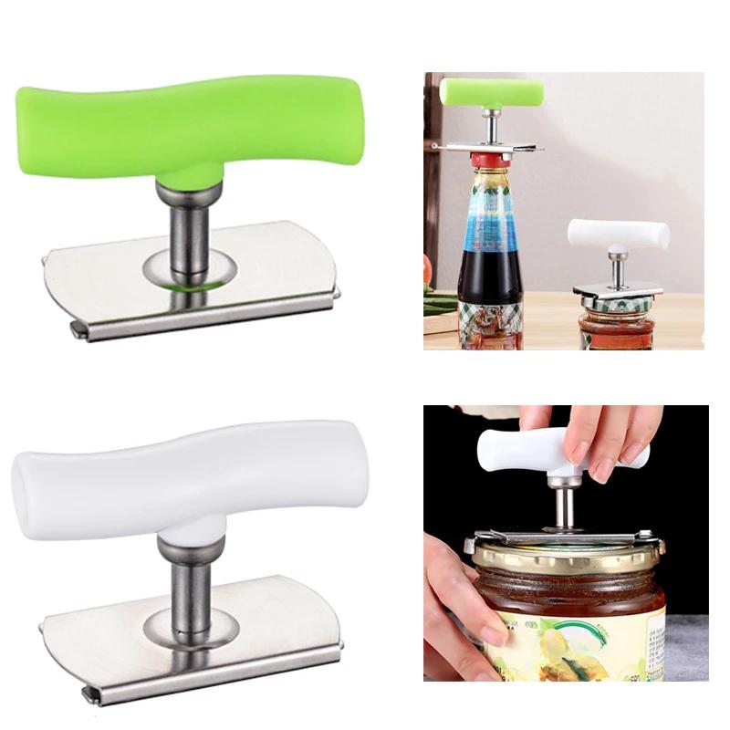 

Многофункциональная открывалка для крышек из нержавеющей стали, трудосберегающий винт, открывалка для консервных банок, регулируемые крышки, открывалка для банок для кухонного гаджета