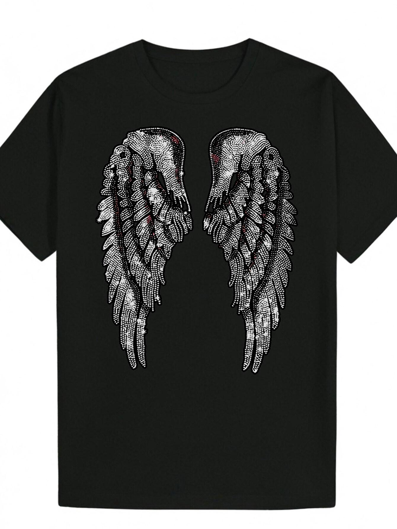 Round Neck Polyester (Polyester) Graphic Print T-shirt XXXL