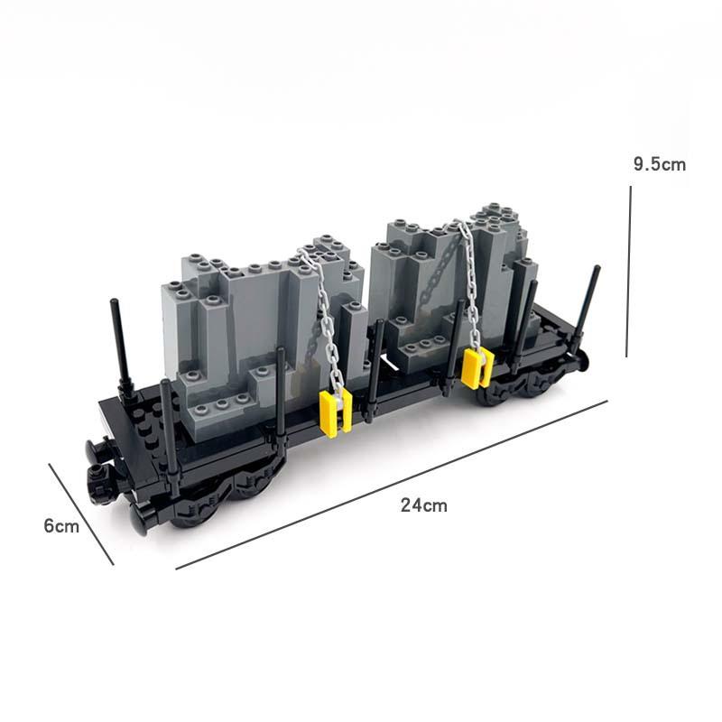 Tank car/Train Car/ Cargo Train small particle assembling building block Creative DIY MOC toy for Children