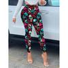 2026 Womens High-Waist Printed Yoga Leggings Casual Slim Fit Activewear Pants