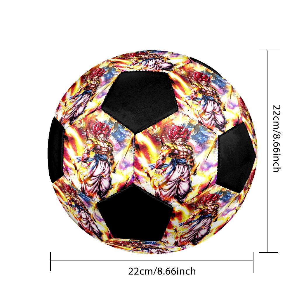 Dragon Ball Indoor Soccer Ball Colorful Machine Stitched PVC Size 5 Team Training Competition Ready Durable High-Bounce Cool Sports Gift