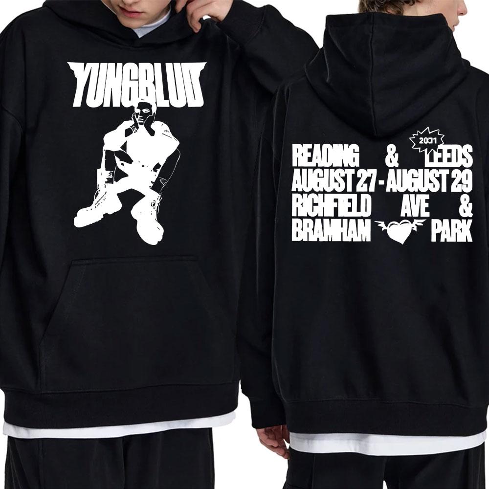 Vintage Rocker Yungblud IDOLS Album Tour 2025 Hoodie Men Women Hip Hop Rock Sweatshirt Men's Casual Cotton Popular Streetwear