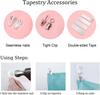 Anime Scenery Tapestry Japanese Mountain With Cherry Blossom Tapestries Sakura Village Wall Tapestry for Bedroom