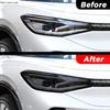 Car Headlight Protection Smoked Black Tint Anti-Scratch Protective Film TPU For Volkswagen ID.4 Crozz -2024 Accessories