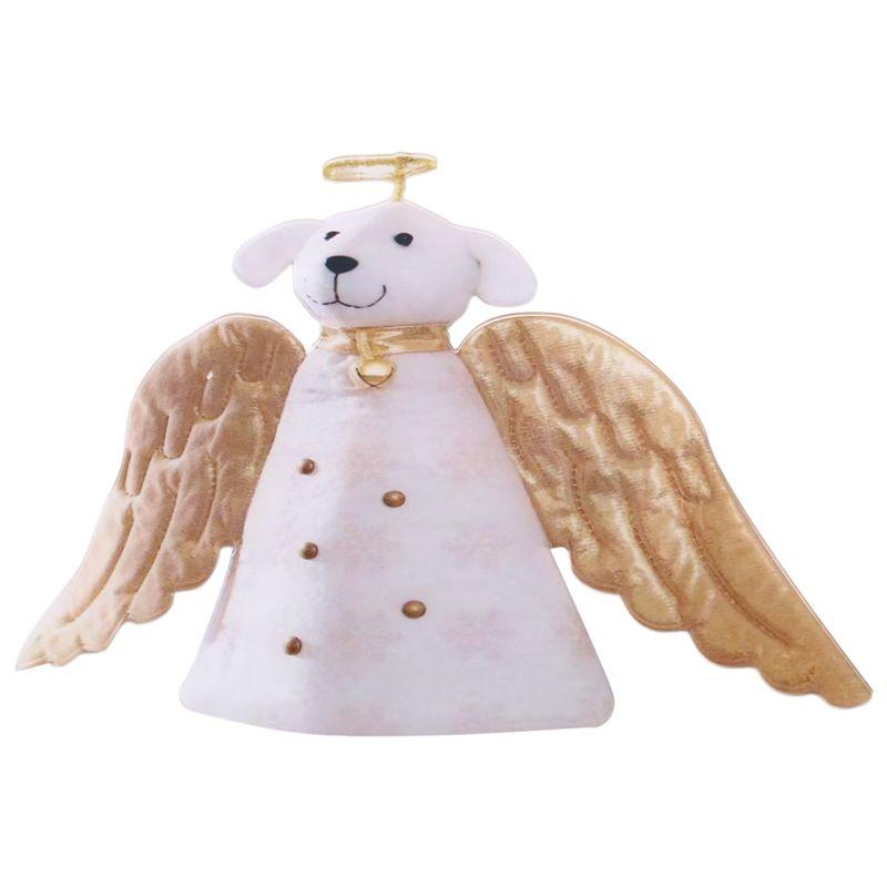 

ABJI-Christmas Tree Topper, Angel Dog Decoration, Christmas Angel Dog Christmas Tree Decoration, Holiday Decoration