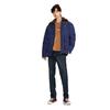 Lee Zip-Up Logo Patch Down Jacket Men Outerwear Navy-Blue LMT0040662RZ00FA01742