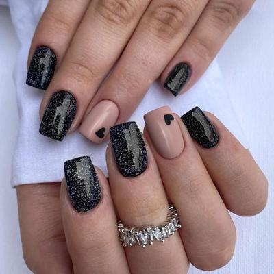 French False Nails Long Square Nail Tips Fashion Press On Nails  DIY