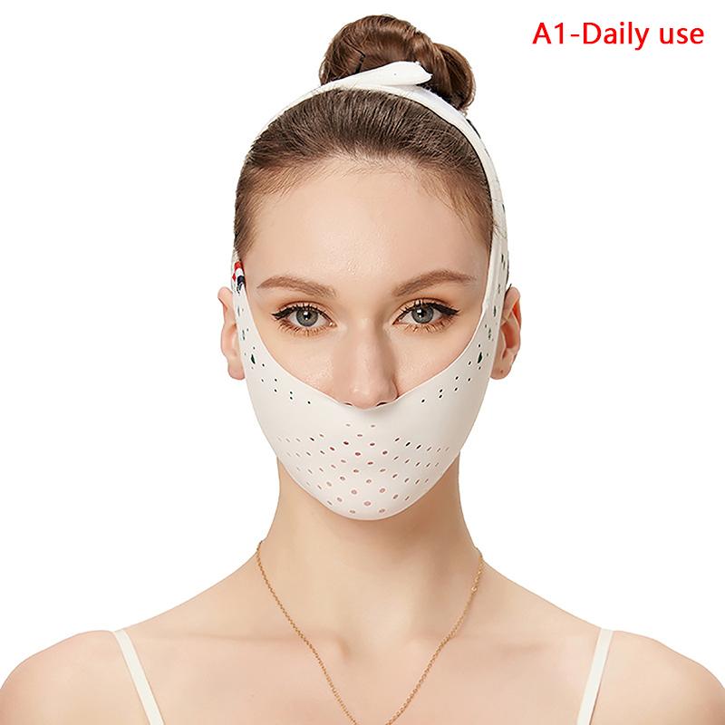 

Маска для сна Face Sculpting V Line Shaping Face Masks Beauty Face Lifting Belt as the picture