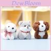 Plush Dog Toy With Keychain Attachment For Girls Gift And Bag Decor