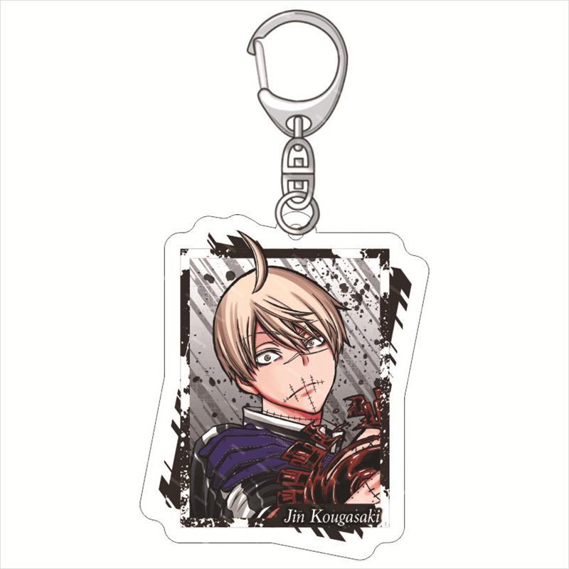 Manga Tougen Anki Acryl Schlüsselanhänger Figur Ikari Yaoroshi Shiki Ichinose Naito Mudano Cosplay Kostüm Schlüsselanhänger Rucksack Anhänger