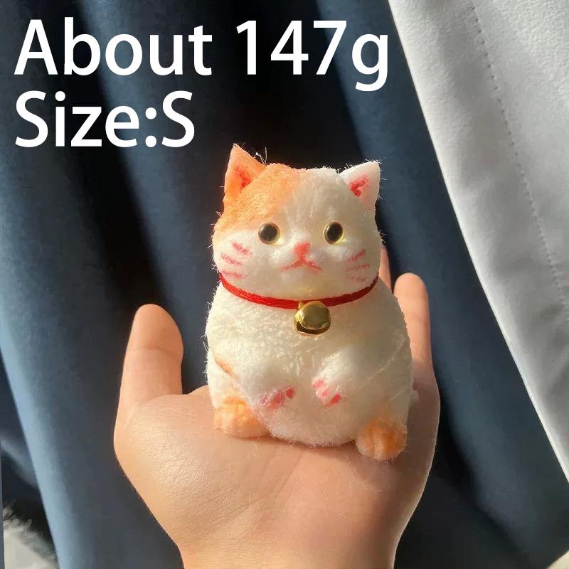 Squishy Plush Cat Toy Non-Toxic Elastic Soft Squishy Squeeze Kawaii Tress Relax Heal Adhd Anxiety Relief Party Portable Gift