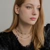 MUSE BY ROSE MiiA Layered Chain Necklace [BLACK]