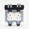 Spina di Ricarica con Protezione da Perdita USB IP66 Scatola con Interruttore Impermeabile da Esterno Presa Impermeabile da Esterno