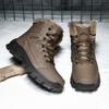 2025 Téli Hócsizma Férfi Plusz Gyapjú Vastagított Csúszásmentes Vízálló Téli Meleg Magasszárú Bokacsizma Pamut Cipő