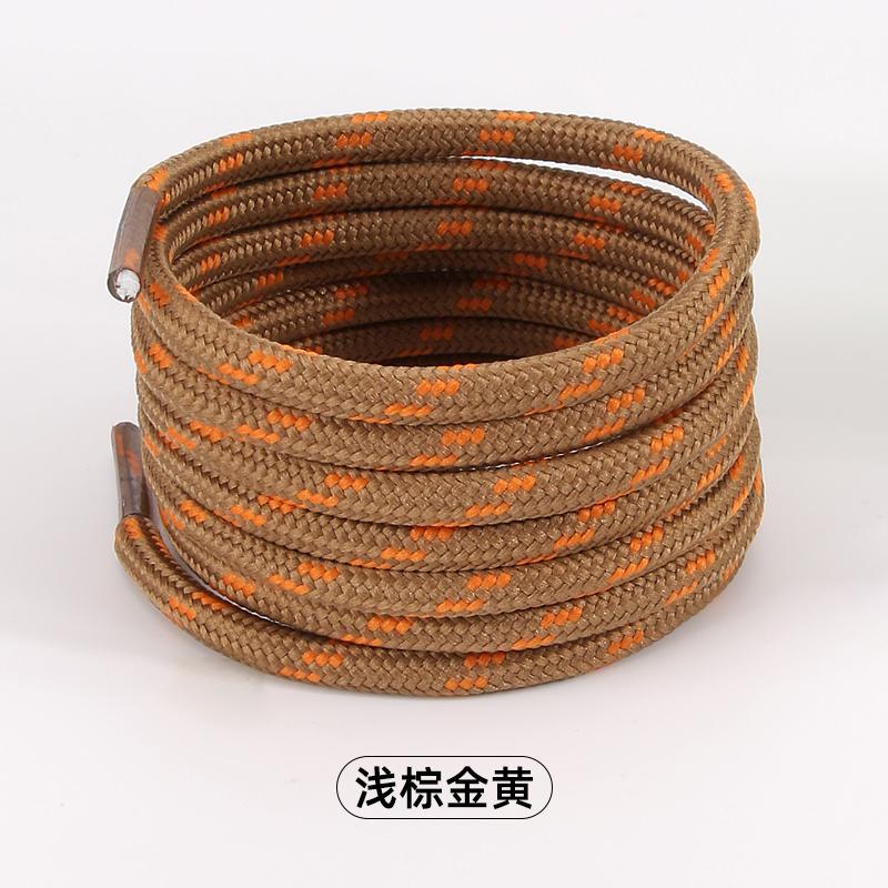 Cadarços Redondos Resistentes para Caminhada, Diâmetro de 0,5 cm, Cadarços Robustos para Botas de Outdoor, Tênis e Botas de Cano Alto, 1 Par