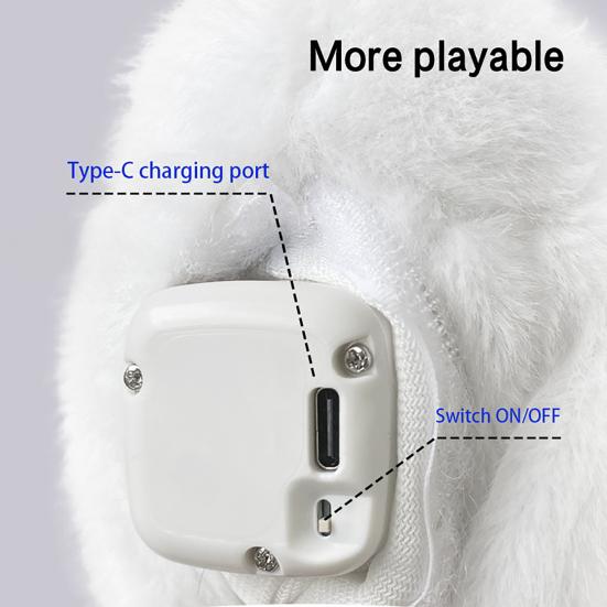 Flapping Bird Cat Toy Interactive Catnip Chirping Bird Toy Rechargeable Touch Activated Kitten Toy for Indoor Cats Exercise Pouncing Hunting