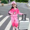 Spring Autumn Baby Girl Cartoon Bear Two Piece Set Fashionable Cute Outfit