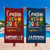 Personalized Crew Beach Towel Custom Name/Logo Oversized Microfiber Towel Summer Gift for Family Reunion, Vacation, Pool Party