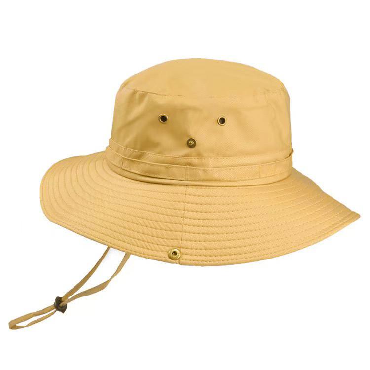 Summer Foldable Sun Hat With Wide Brim For Outdoor Fishing And Travel