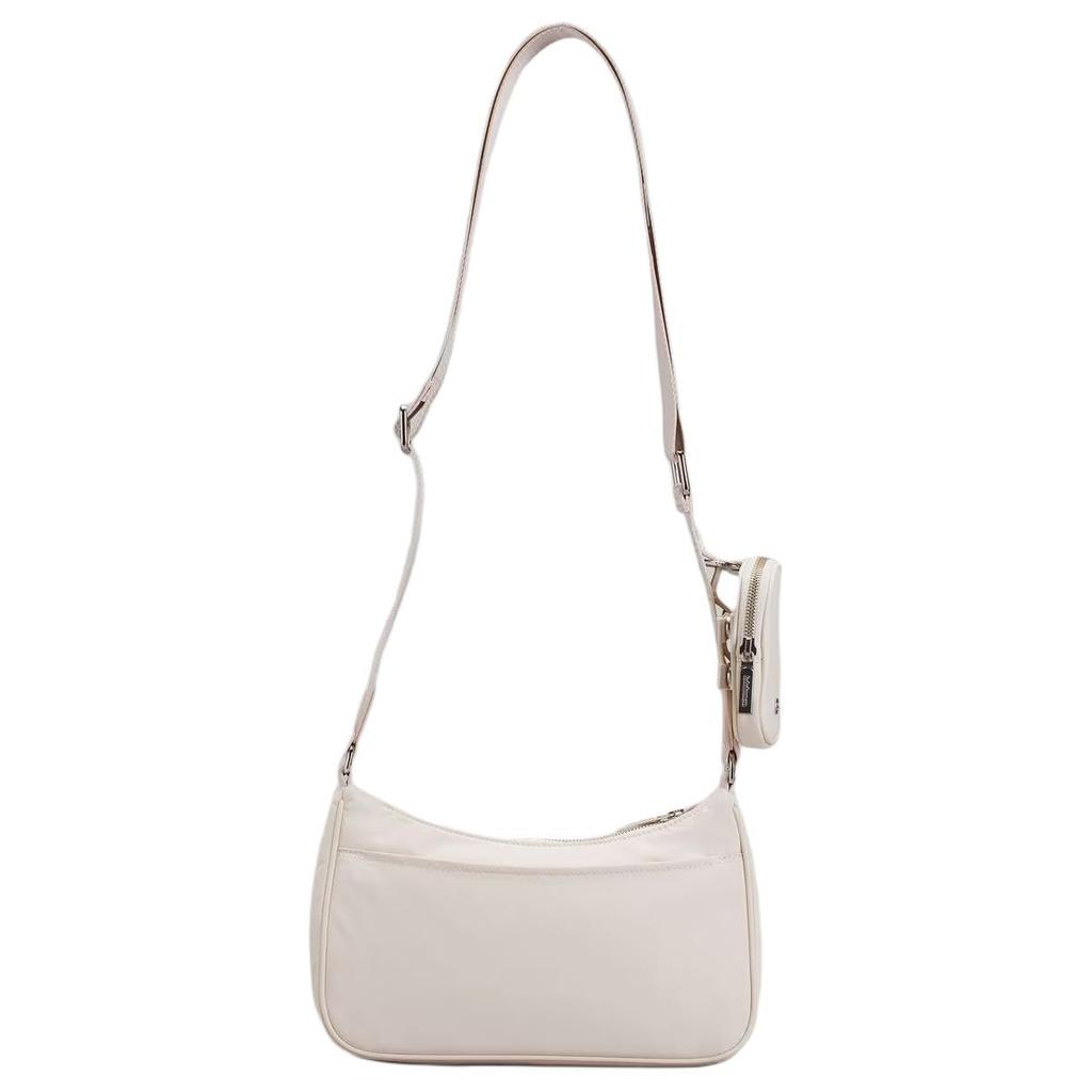 Lululemon Crossbody 2L Adjustable Shoulder Strap Fashionable Versatile Recycled Nylon Sling Bag Women bags White Alabaster LW9DZGS-047748