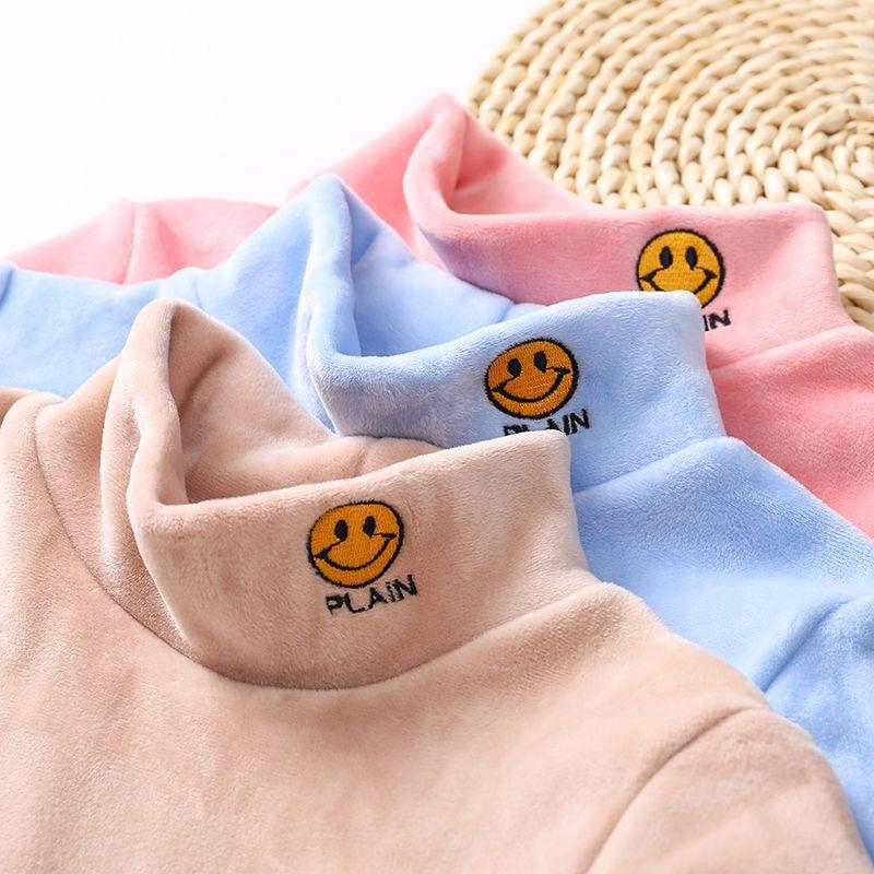 Autunno Inverno Caldo Moda Bambino Ragazzi Ragazze Peluche Calde Felpe Pullover
