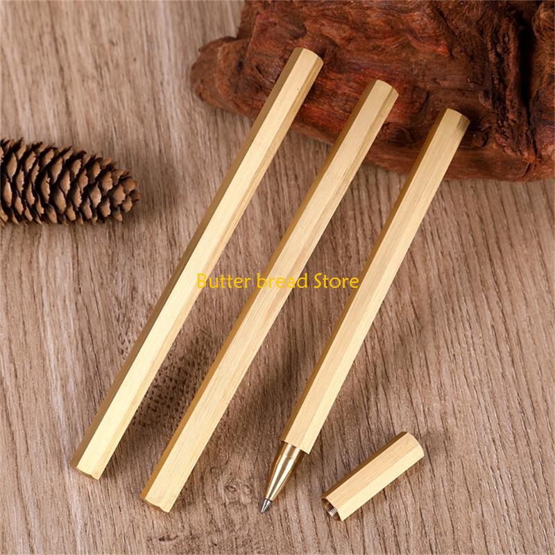 W89C Metal Gel Pen with Scale Ruler Business Pen Guest Pen for Wedding