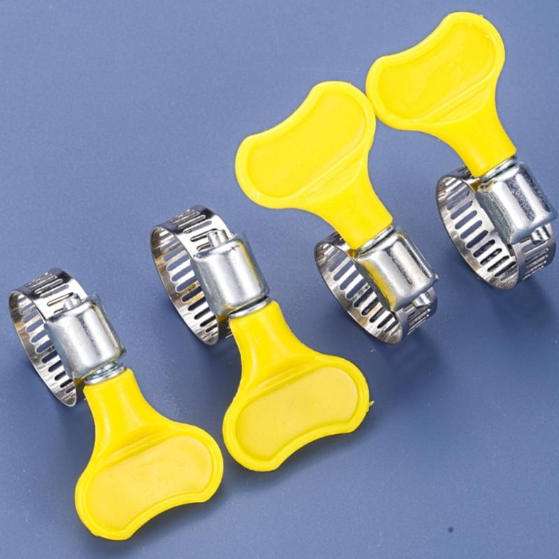 10lots Multipurpose Rustless Steel Hose Clip for Water Gas Pipe Connection Secure Grip 13 19mm Diameter Ranges