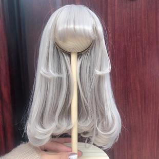 Bjd 1/6 Panenka Paruky Doplňky Pro 30Cm Bjd Panenky Krátké/Dlouhé Vlasy Vysokoteplotní Vlákno 30Cm Bjd Panenka Vlasy Paruky Vlasové Doplňky