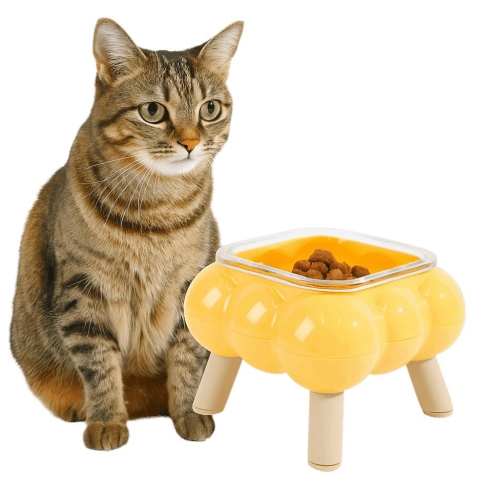 Detachable Cat Food Water Bowl Anti Vomiting Pet Four Legged Bowl Dog Feeding Station  Pet Supplies