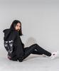 [M] [F] Picture Logo Hoodie H01-Black