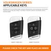 2025 Hot TPU Gun Grey Car Key Cover Case Holder Shell Fob for VW Volkswagen Passat B6 B7 B8 CC Arteon Magotan GTE Keychain Acces