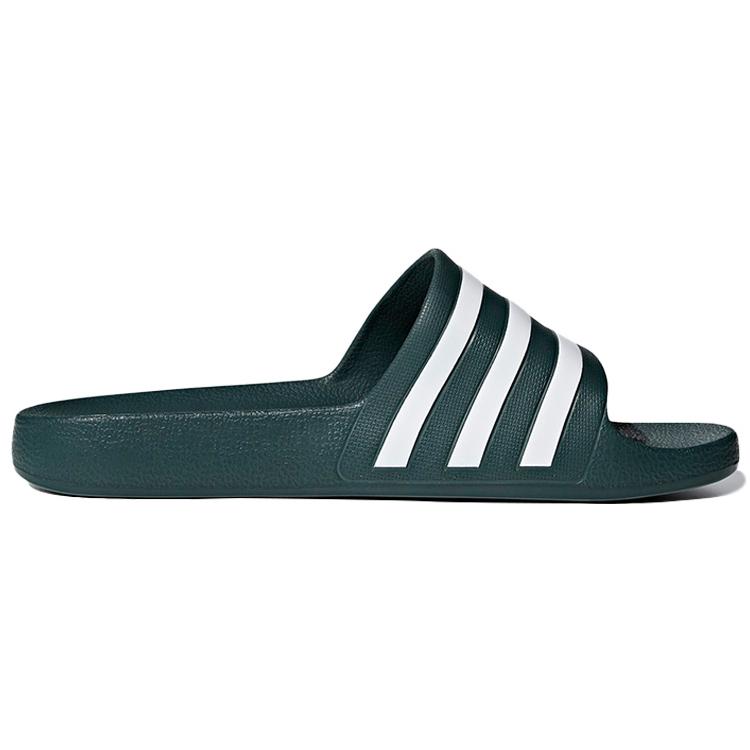 New Adilette Adidas Aqua Slides 'Legend Ivy' F35537