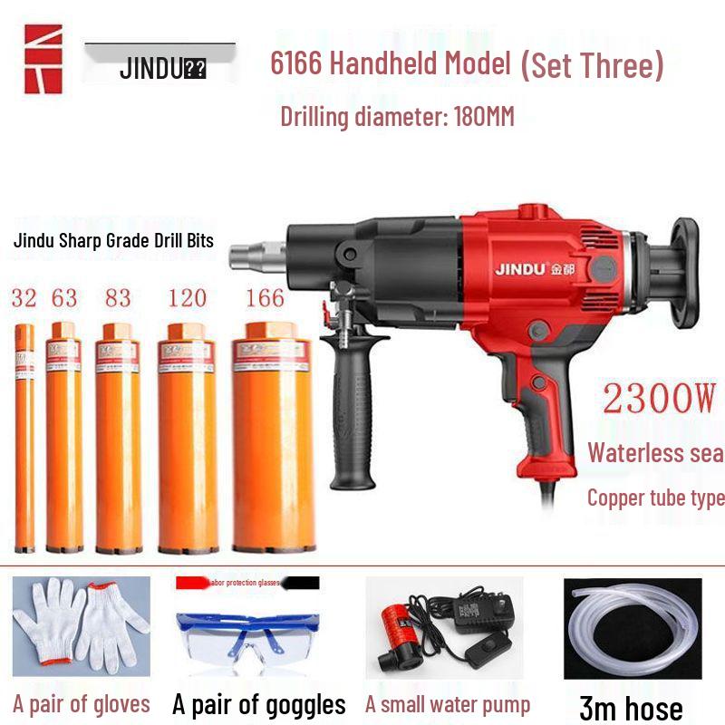 High-Power Handheld and Desktop Diamond Core Drill for Concrete Engineering