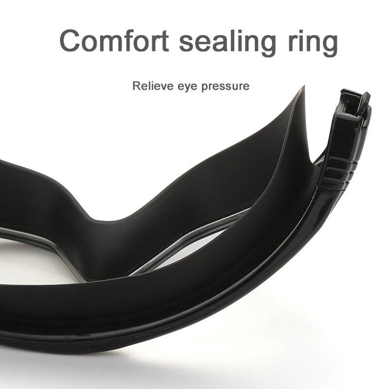 Nezamlžovací HD plavecké brýle s velkým rámem pro dospělé, muže a ženy, vodotěsné plavecké brýle, potápění, surfování, vodní sporty