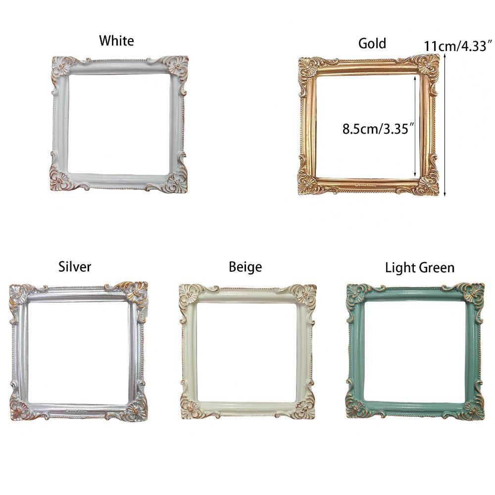 Fotografi rekvisitter Artistic Relief Desktop Ornamenter Bildeholder Bilderamme Resin Crafts